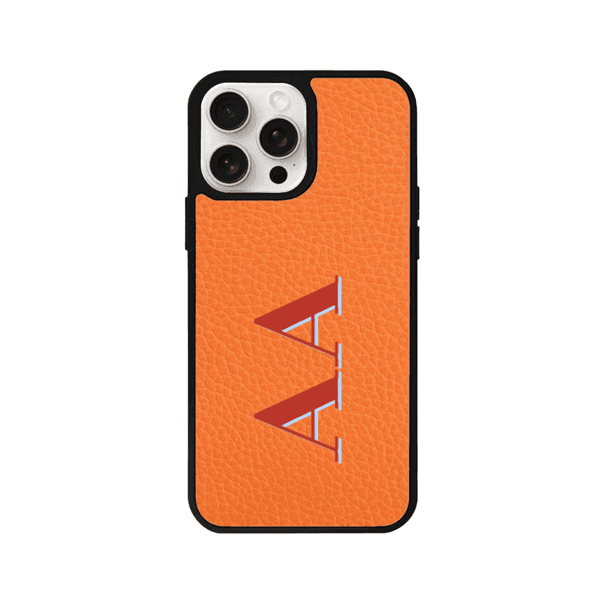 iPhone 11 Didot Monogram Kişiye Özel Leather Vegan Deri Telefon Kılıfı - SUMTHINCS