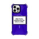 iPhone 13 Custom Quote Kişiye Özel Bumper Magsafe Şeffaf Telefon Kılıfı - SUMTHINCS