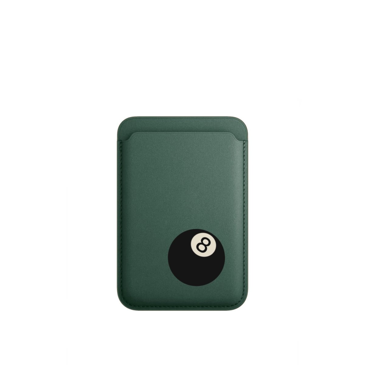 8 Ball MagSafe Deri Cüzdan Wallet Kaktüs Yeşili - Sumthincs