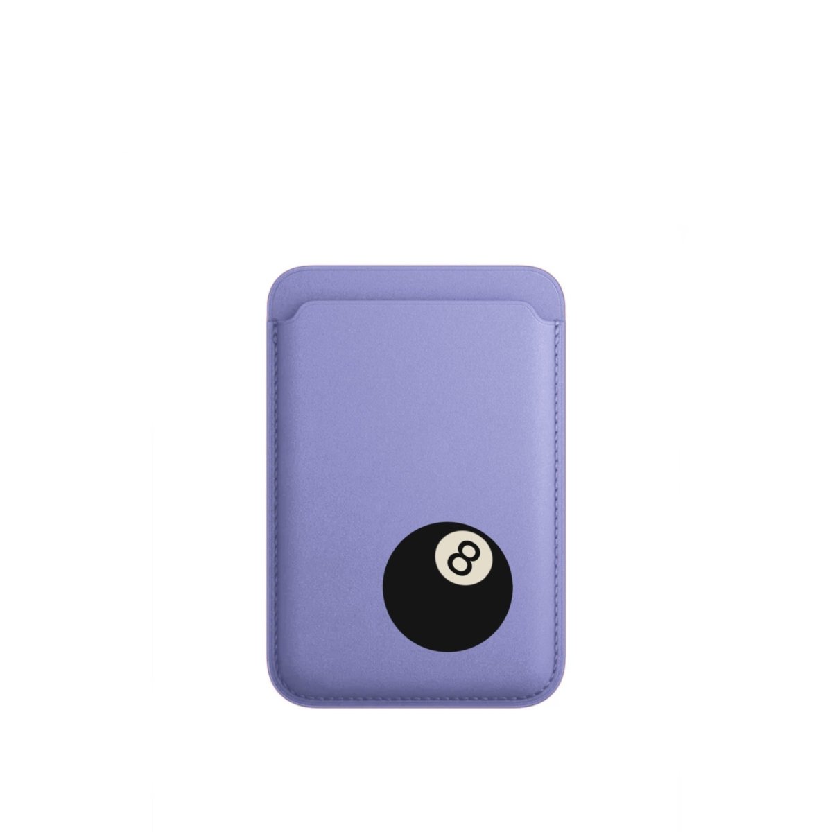 8 Ball MagSafe Deri Cüzdan Wallet Turuncu - Sumthincs