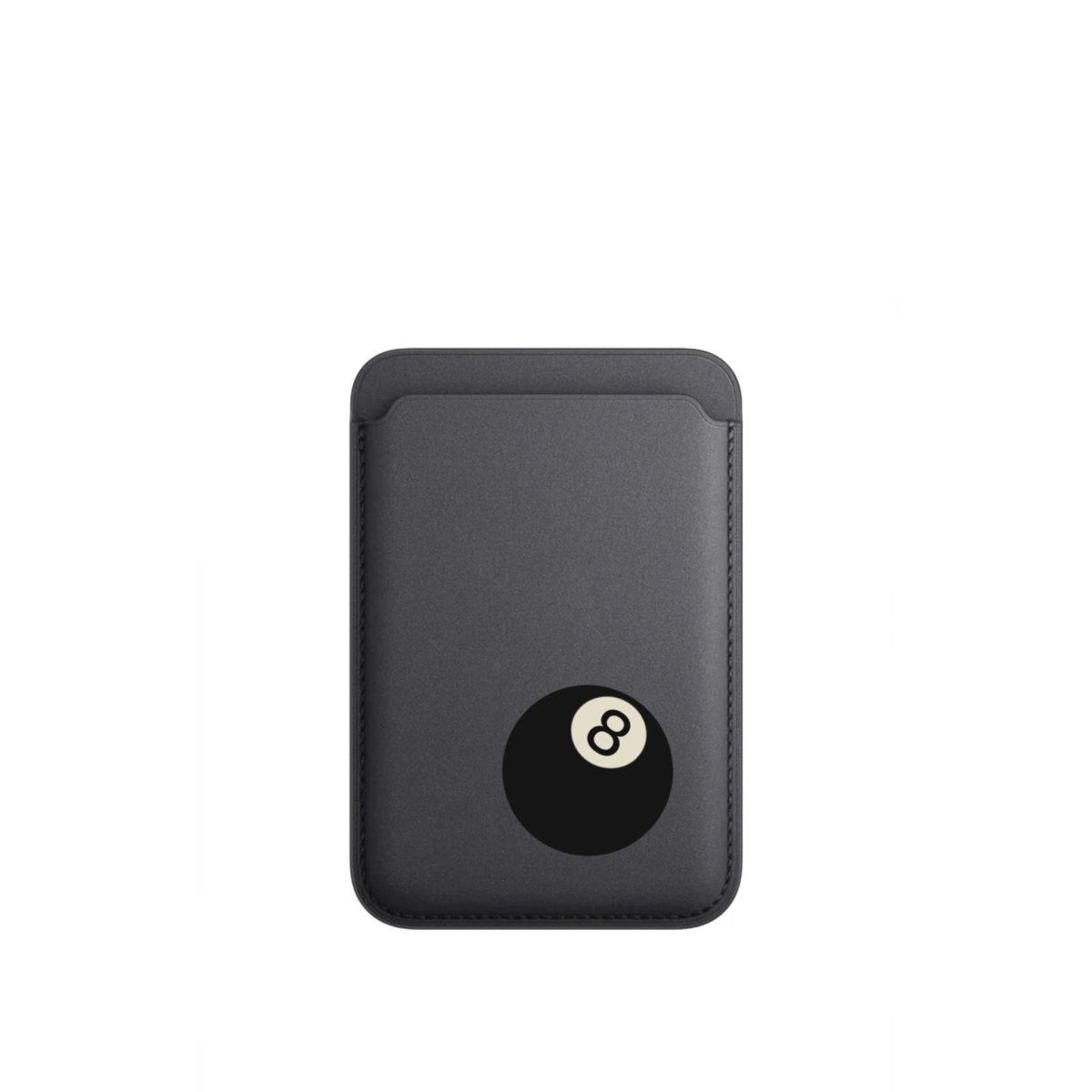8 Ball MagSafe Deri Cüzdan Wallet Siyah - Sumthincs