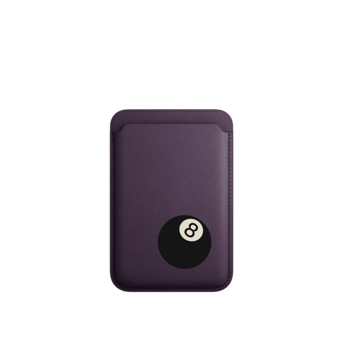 8 Ball MagSafe Deri Cüzdan Wallet Mor - Sumthincs