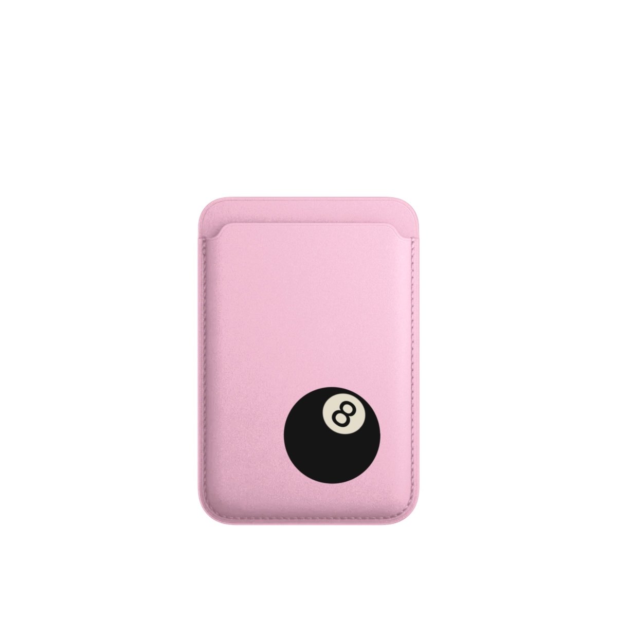 8 Ball MagSafe Deri Cüzdan Wallet Pembe - Sumthincs