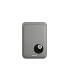 8 Ball MagSafe Deri Cüzdan Wallet Gri - Sumthincs