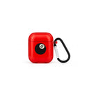 8Ball AirPods 1. ve 2. Nesil Şeffaf Silikon Kılıf Kırmızı - Sumthincs