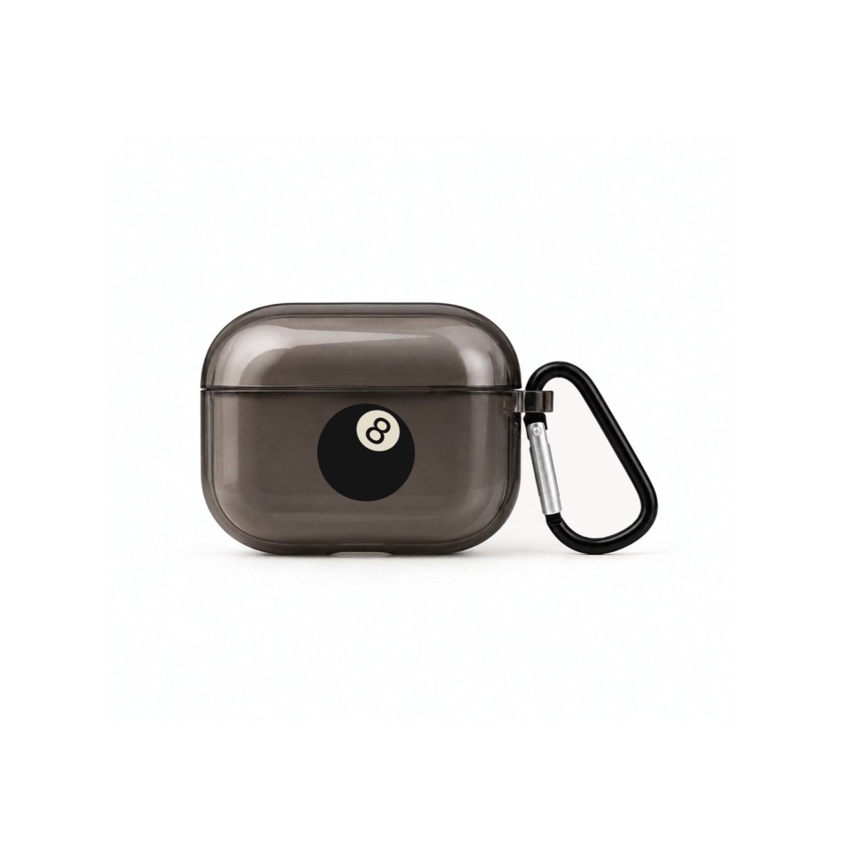 8Ball AirPods Pro Şeffaf Silikon Kılıf Siyah - Sumthincs