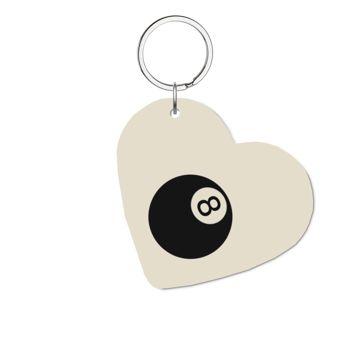 8Ball Glossy Kalp Anahtarlık - SUMTHINCS