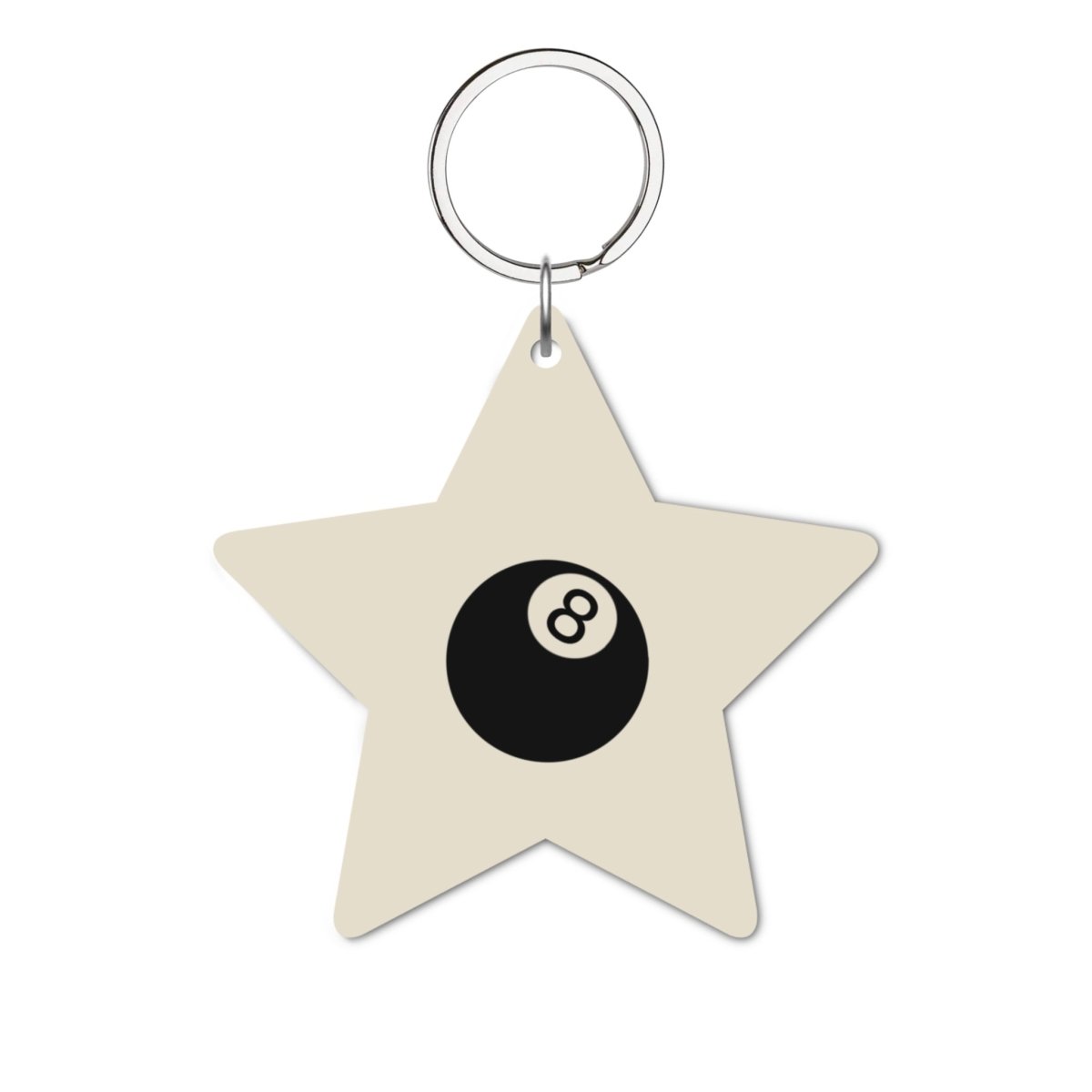 8Ball Glossy Yıldız Anahtarlık - SUMTHINCS