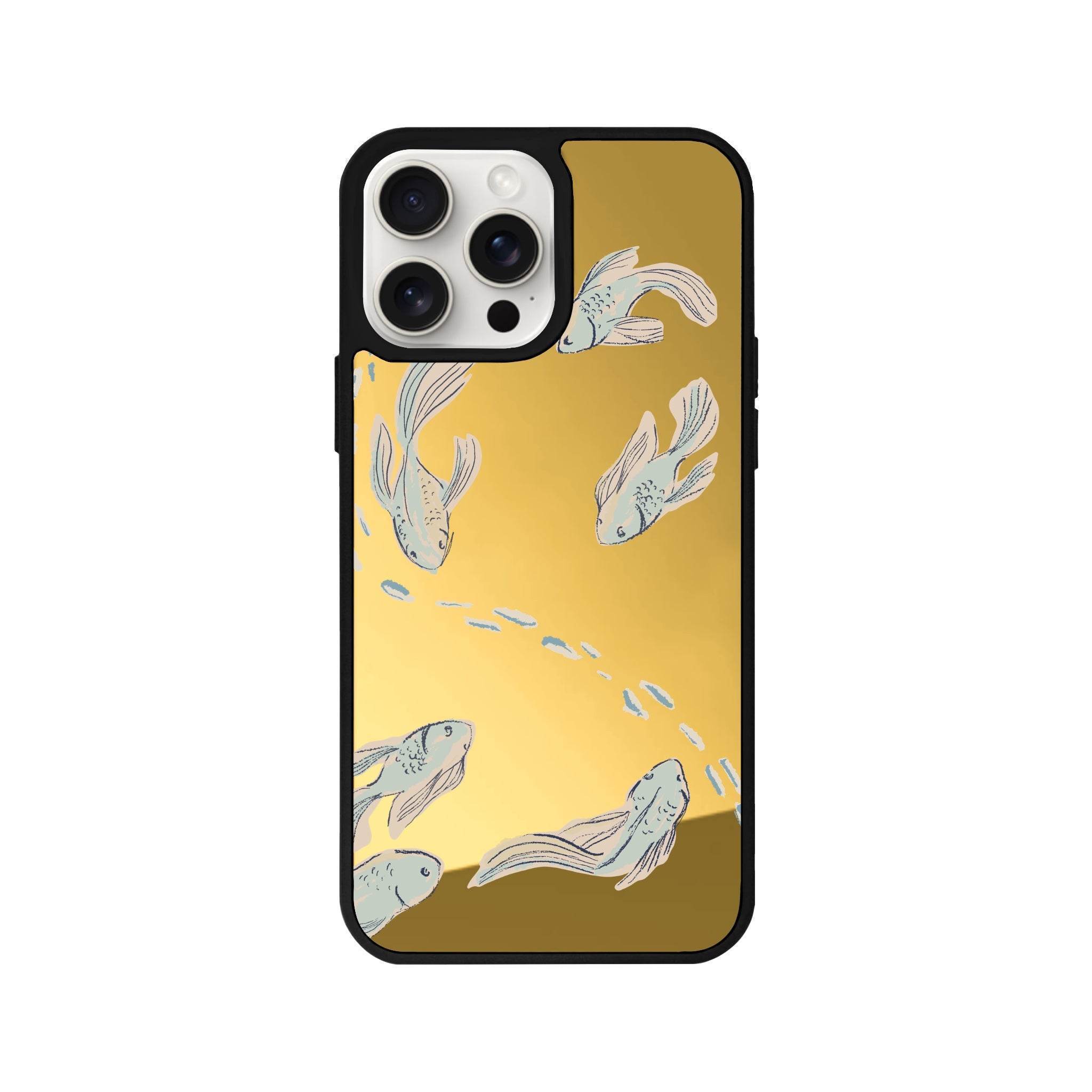 iPhone 14 Plus Koi Fish Mirror Aynalı Telefon Kılıfı - SUMTHINCS