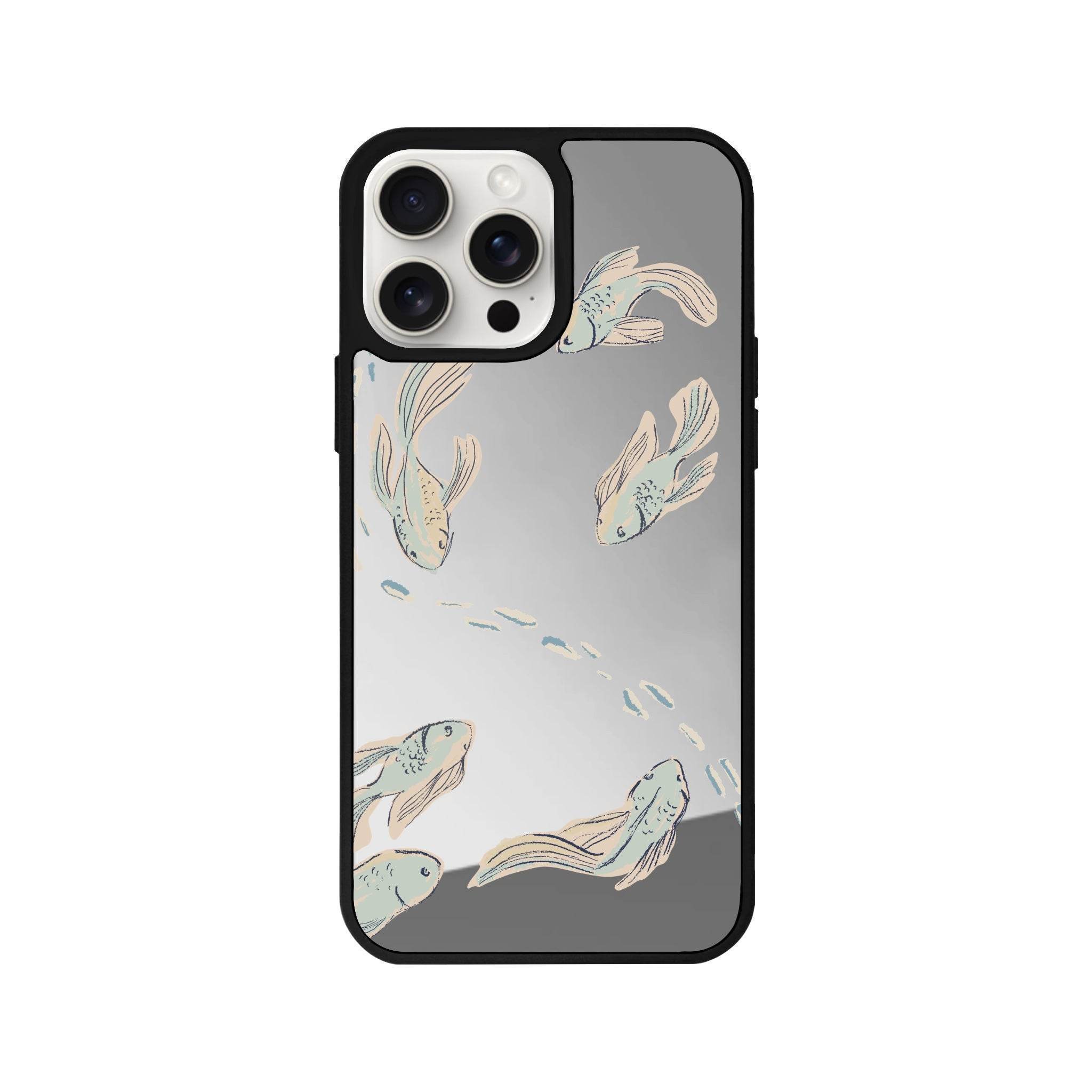 iPhone 14 Plus Koi Fish Mirror Aynalı Telefon Kılıfı - SUMTHINCS
