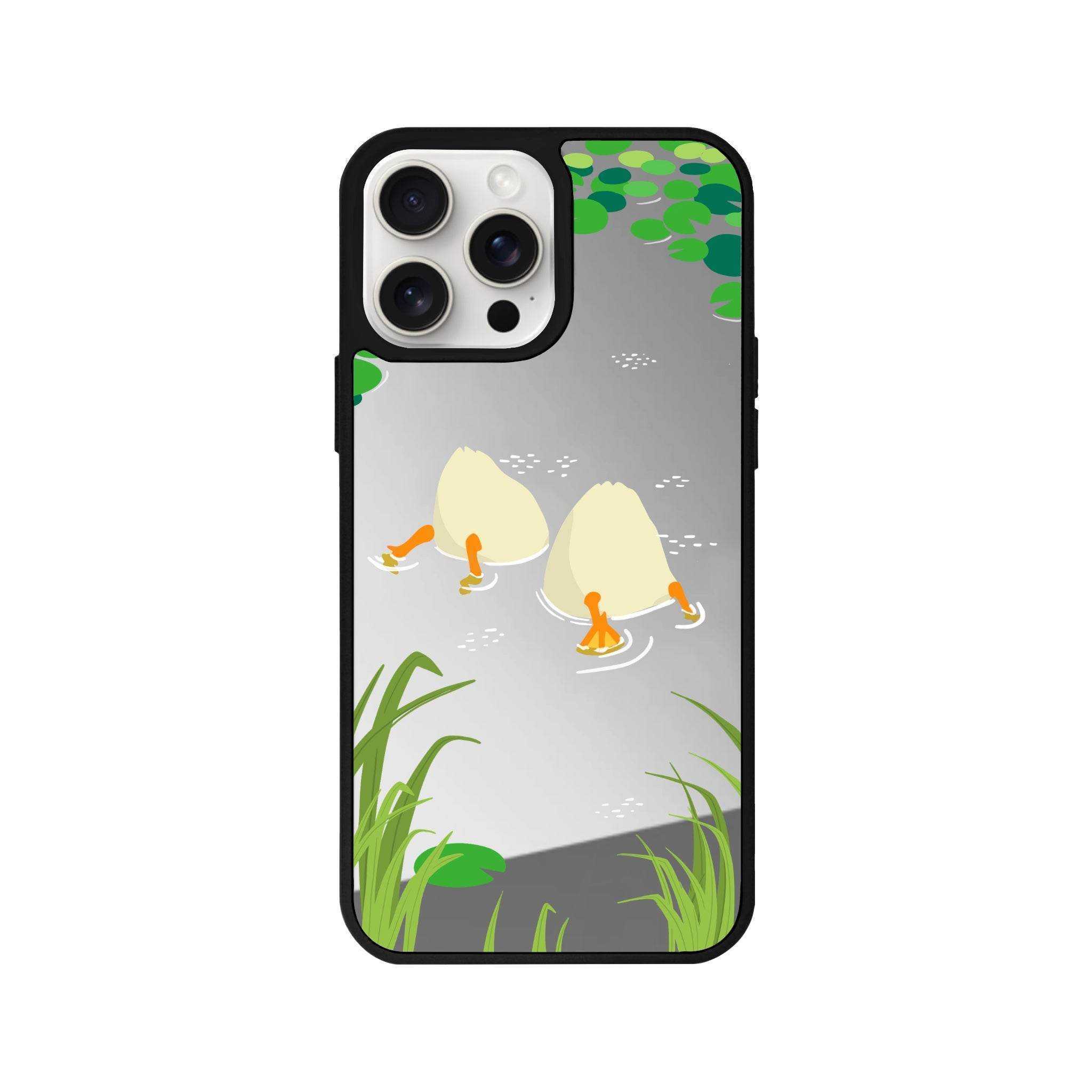 iPhone 14 Plus Ducks Mirror Aynalı Telefon Kılıfı - SUMTHINCS