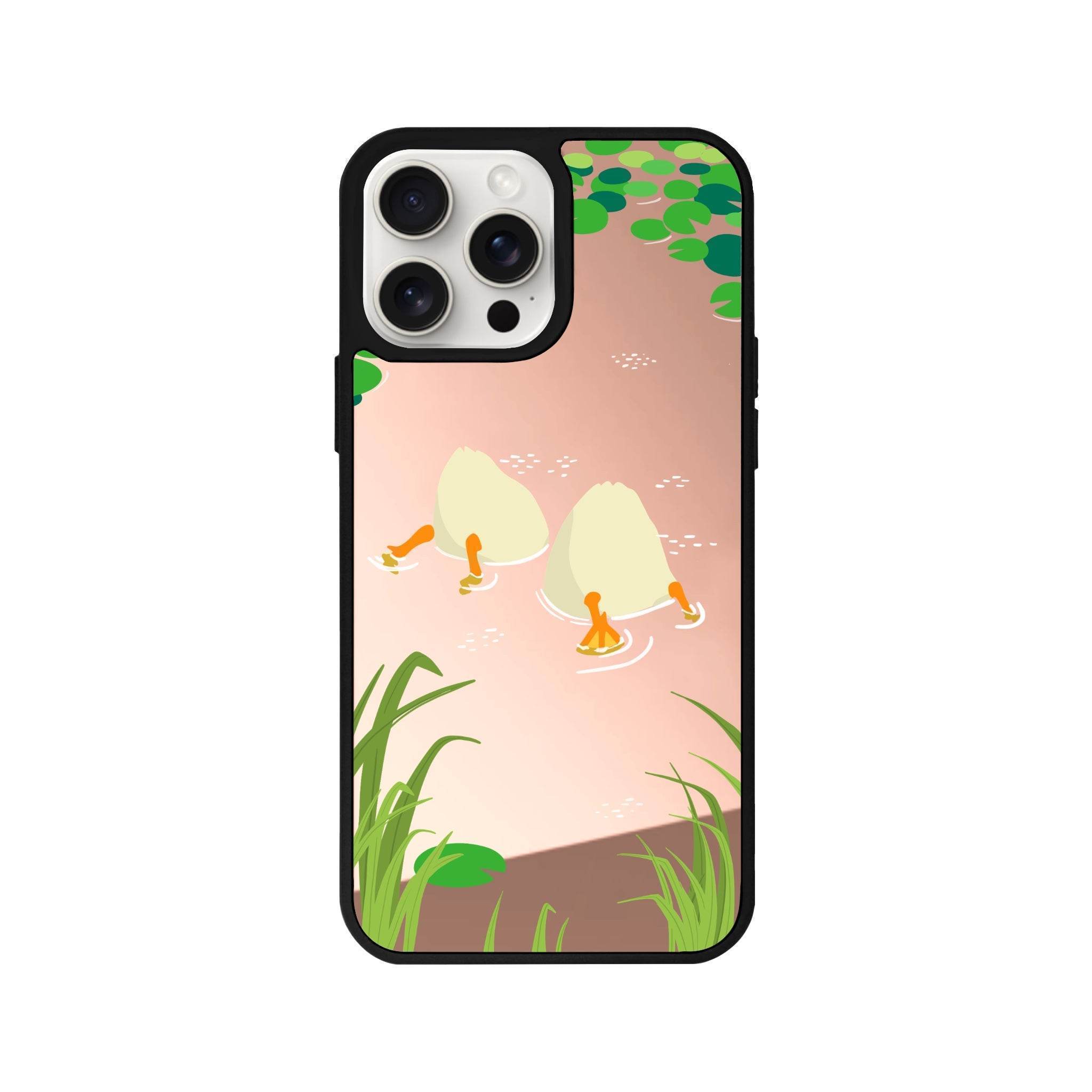 iPhone 14 Plus Ducks Mirror Aynalı Telefon Kılıfı - SUMTHINCS