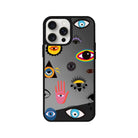 iPhone 14 Plus Eye Stickers Mirror Aynalı Telefon Kılıfı - SUMTHINCS