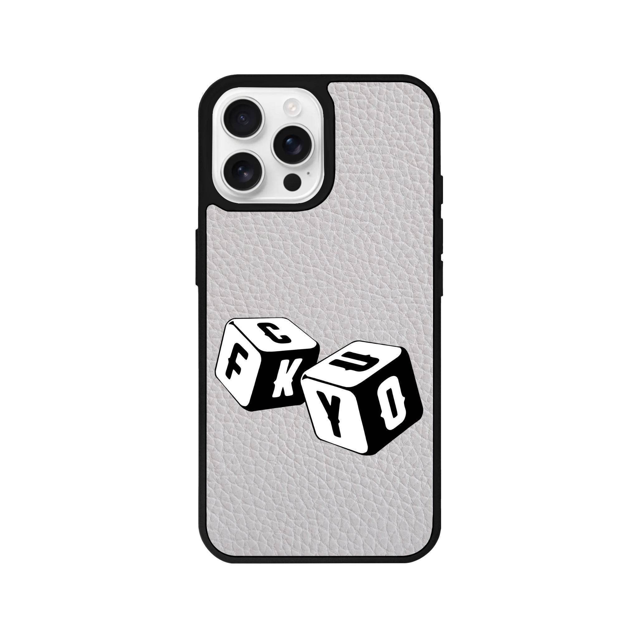 iPhone 16 Pro Fck You Leather Vegan Deri Telefon Kılıfı - SUMTHINCS