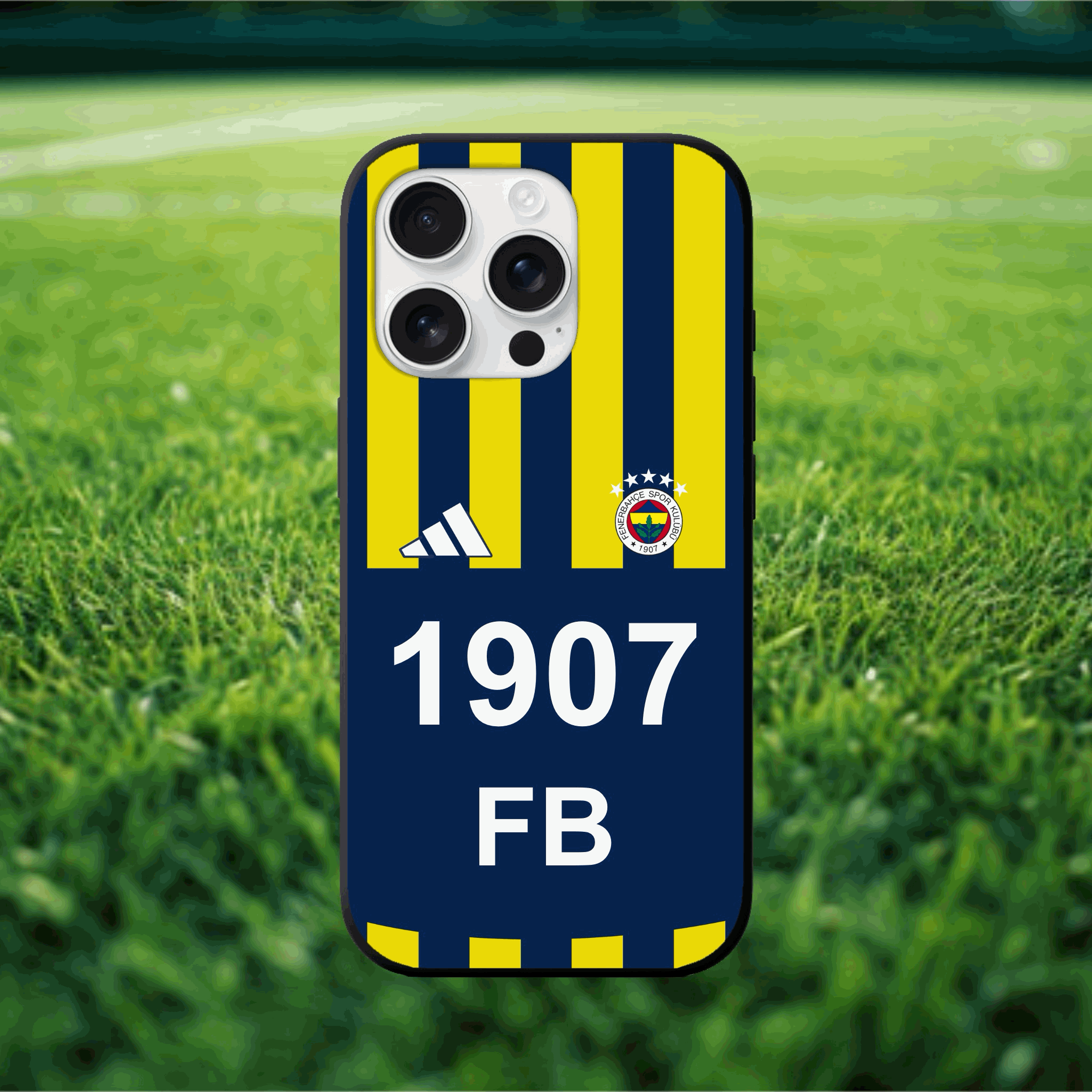 iPhone 16E Fenerbahçe Forma Kişiye Özel Premium Telefon Kılıfı - SUMTHINCS