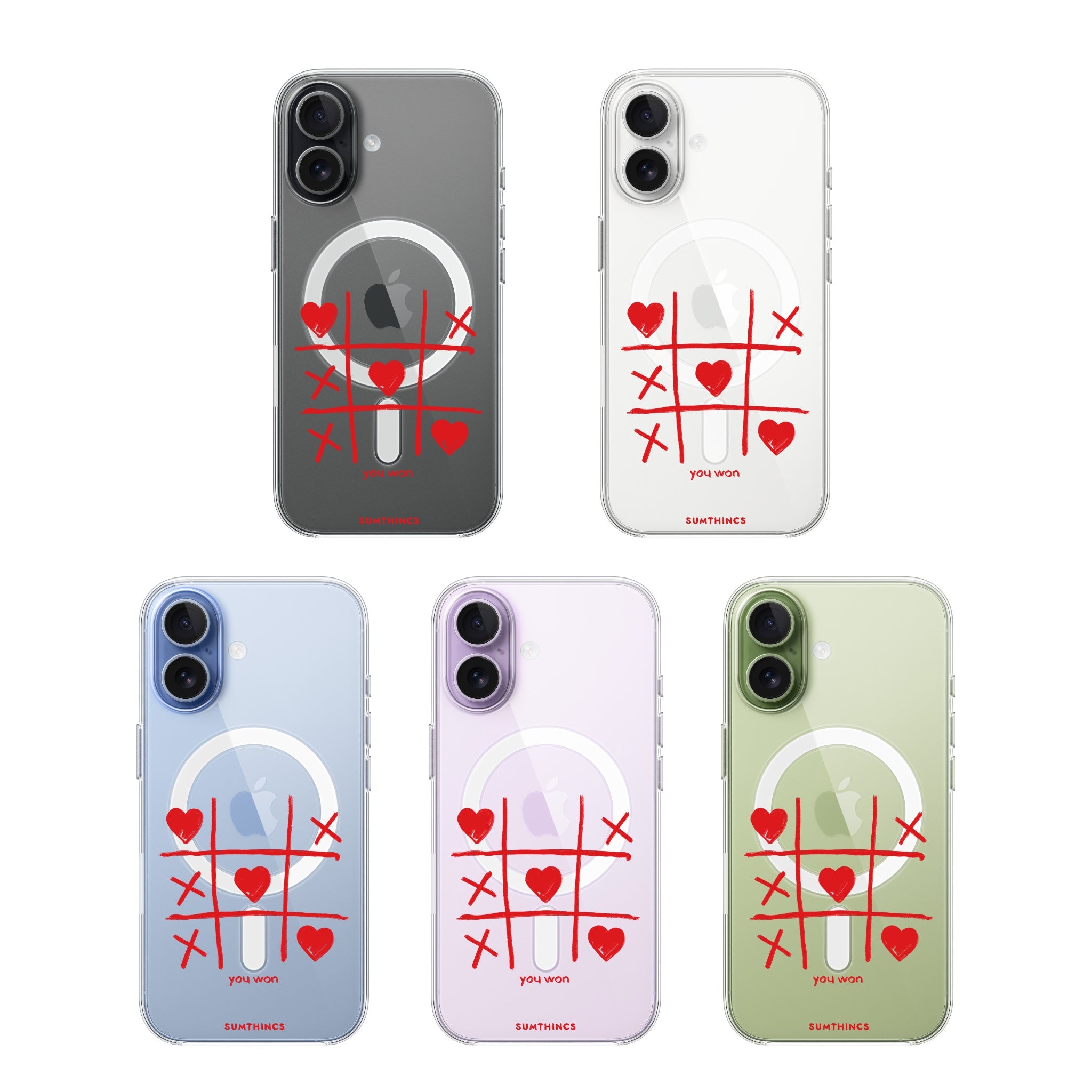 iPhone Love Game Clear Magsafe Telefon Kılıfı | Sumthincs