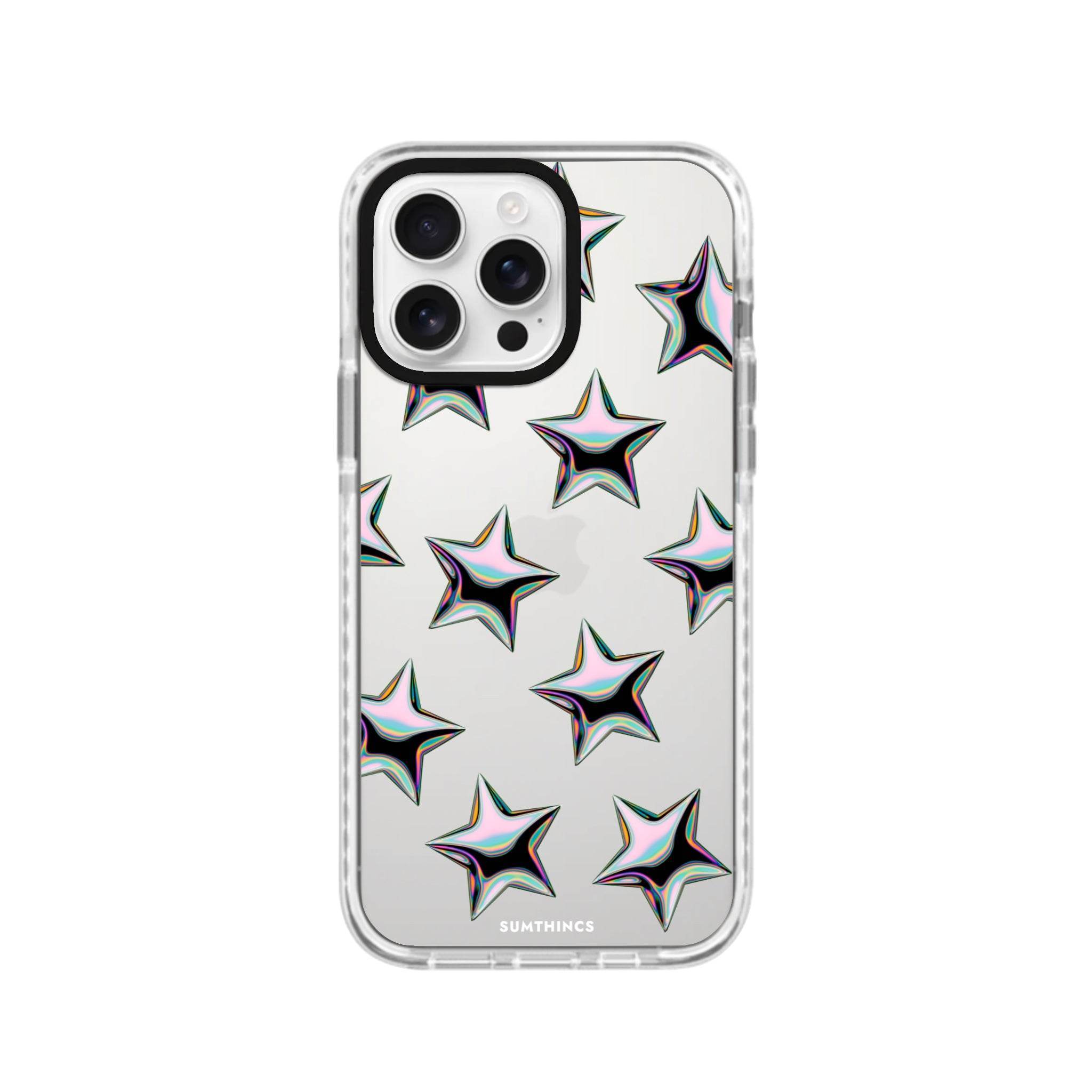 iPhone 16 Pro Stars Procase Şeffaf Telefon Kılıfı - SUMTHINCS