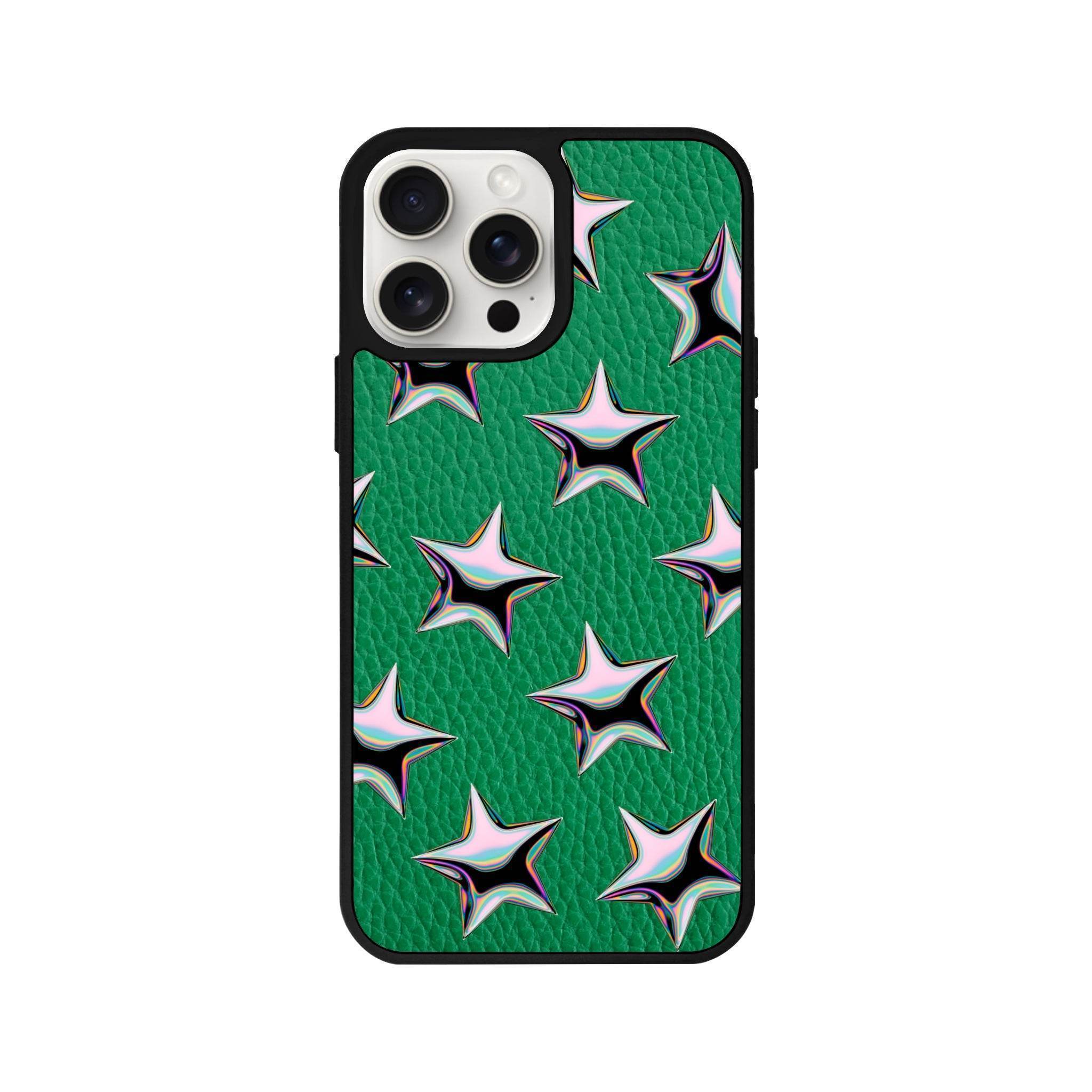 iPhone 14 Plus Stars Leather Vegan Deri Telefon Kılıfı - SUMTHINCS