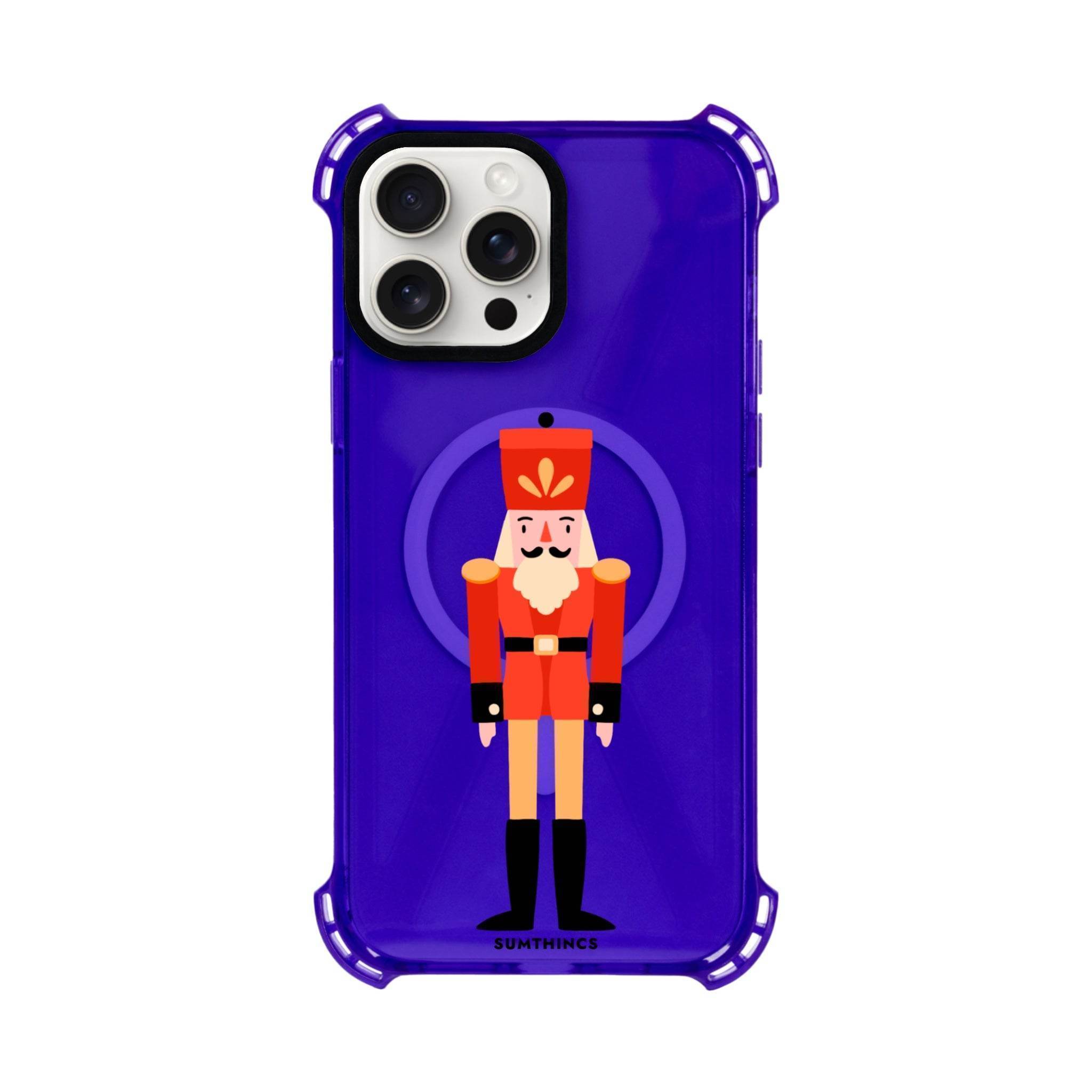 iPhone 15 Plus Nutcracker Bumper Magsafe Şeffaf Telefon Kılıfı - SUMTHINCS