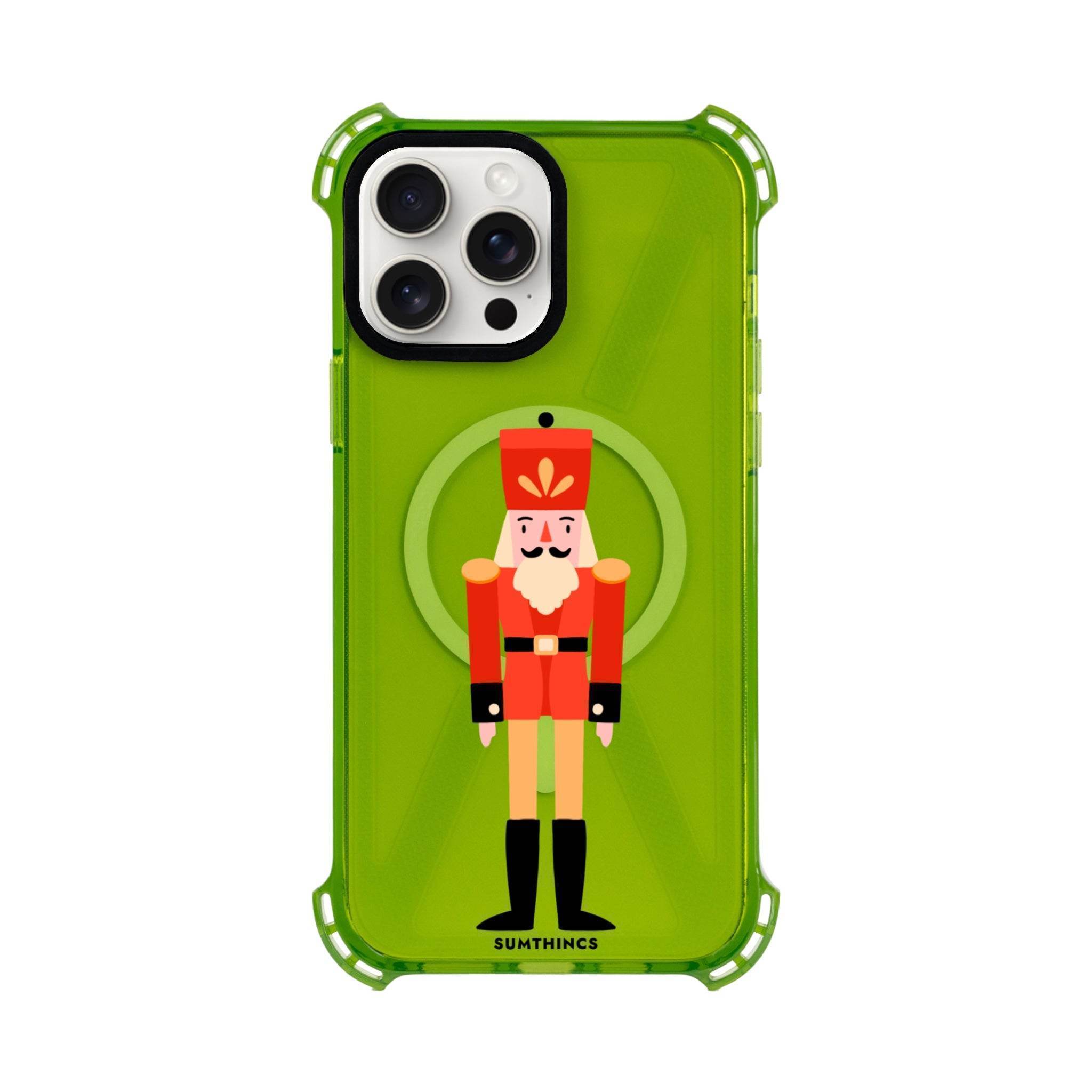 iPhone 15 Plus Nutcracker Bumper Magsafe Şeffaf Telefon Kılıfı - SUMTHINCS