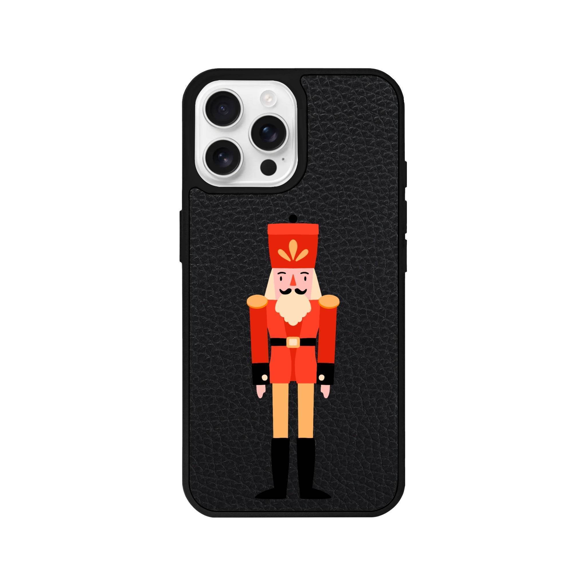 iPhone 16 Pro Nutcracker Leather Vegan Deri Telefon Kılıfı - SUMTHINCS