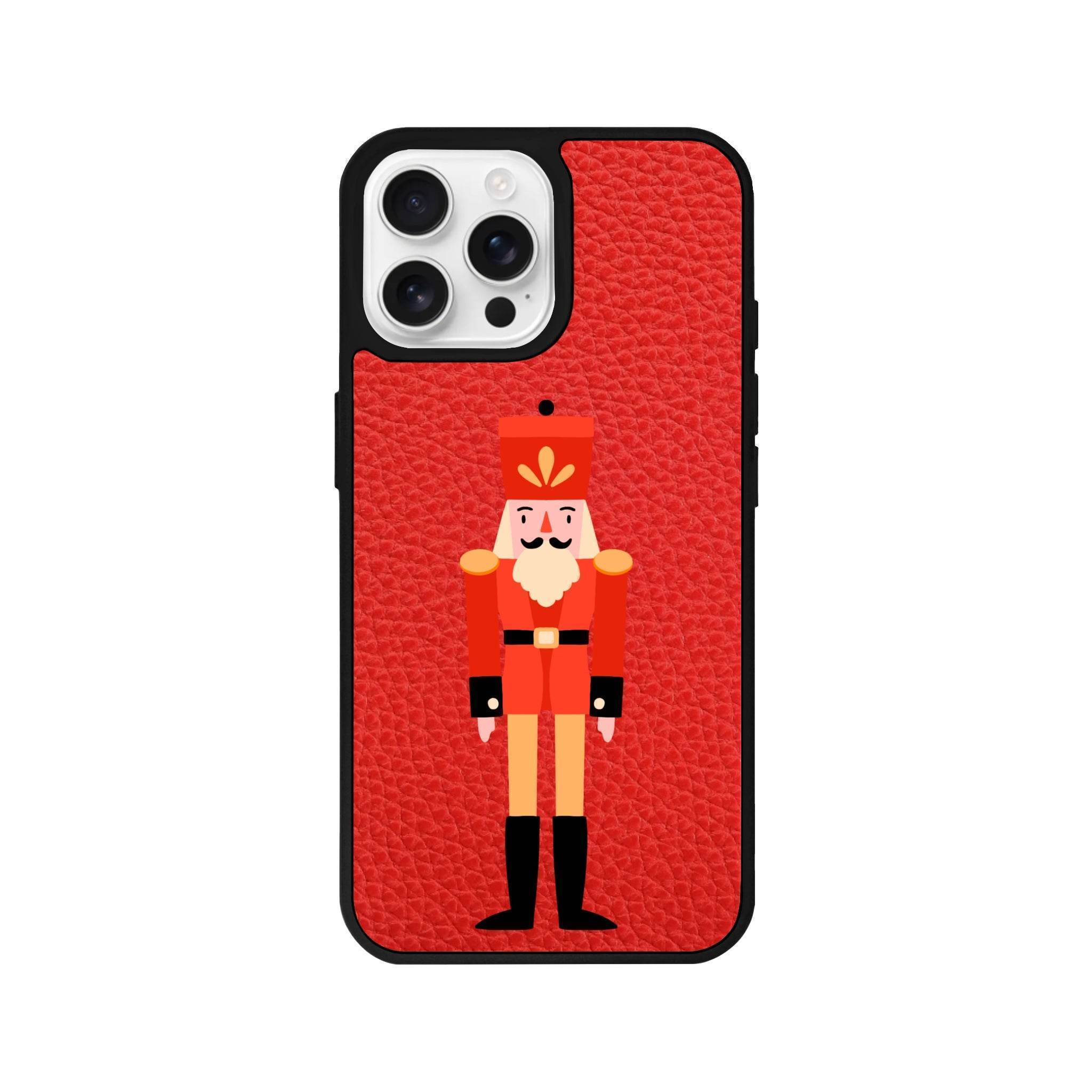 iPhone 16 Pro Nutcracker Leather Vegan Deri Telefon Kılıfı - SUMTHINCS