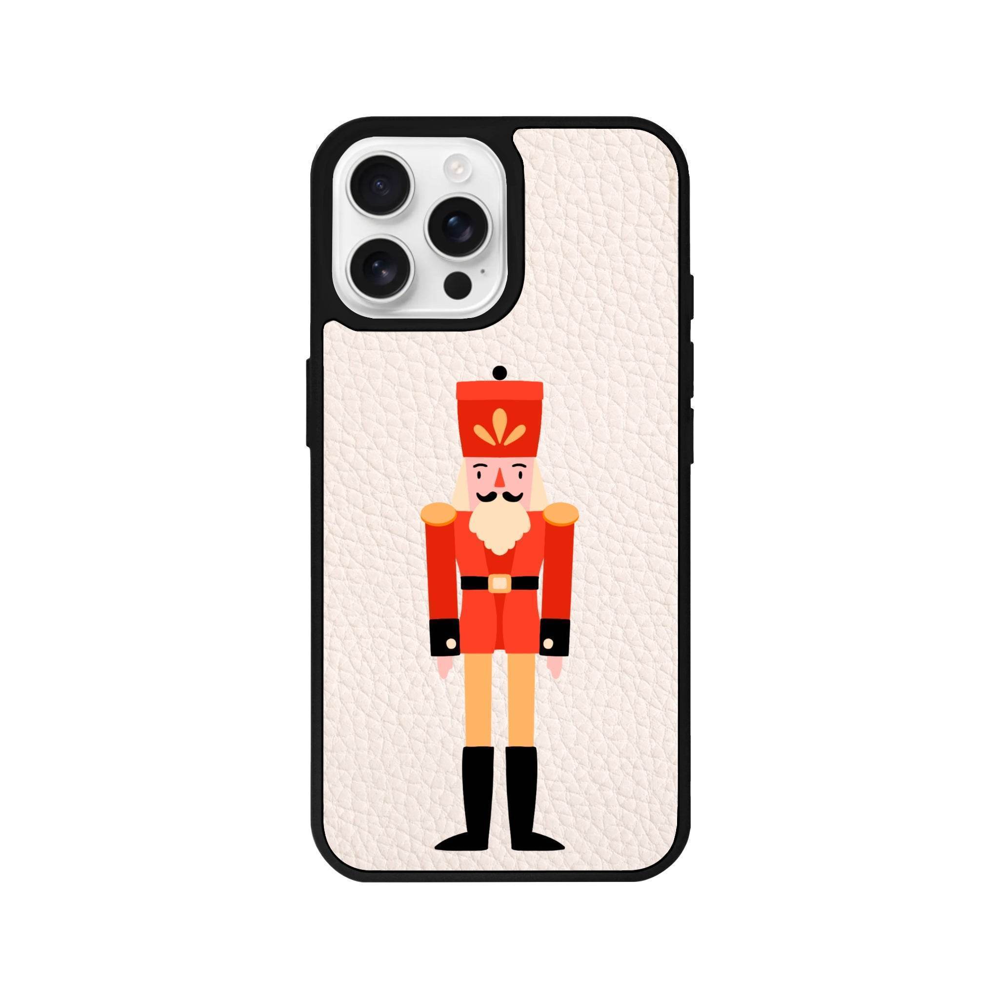 iPhone 16 Pro Nutcracker Leather Vegan Deri Telefon Kılıfı - SUMTHINCS