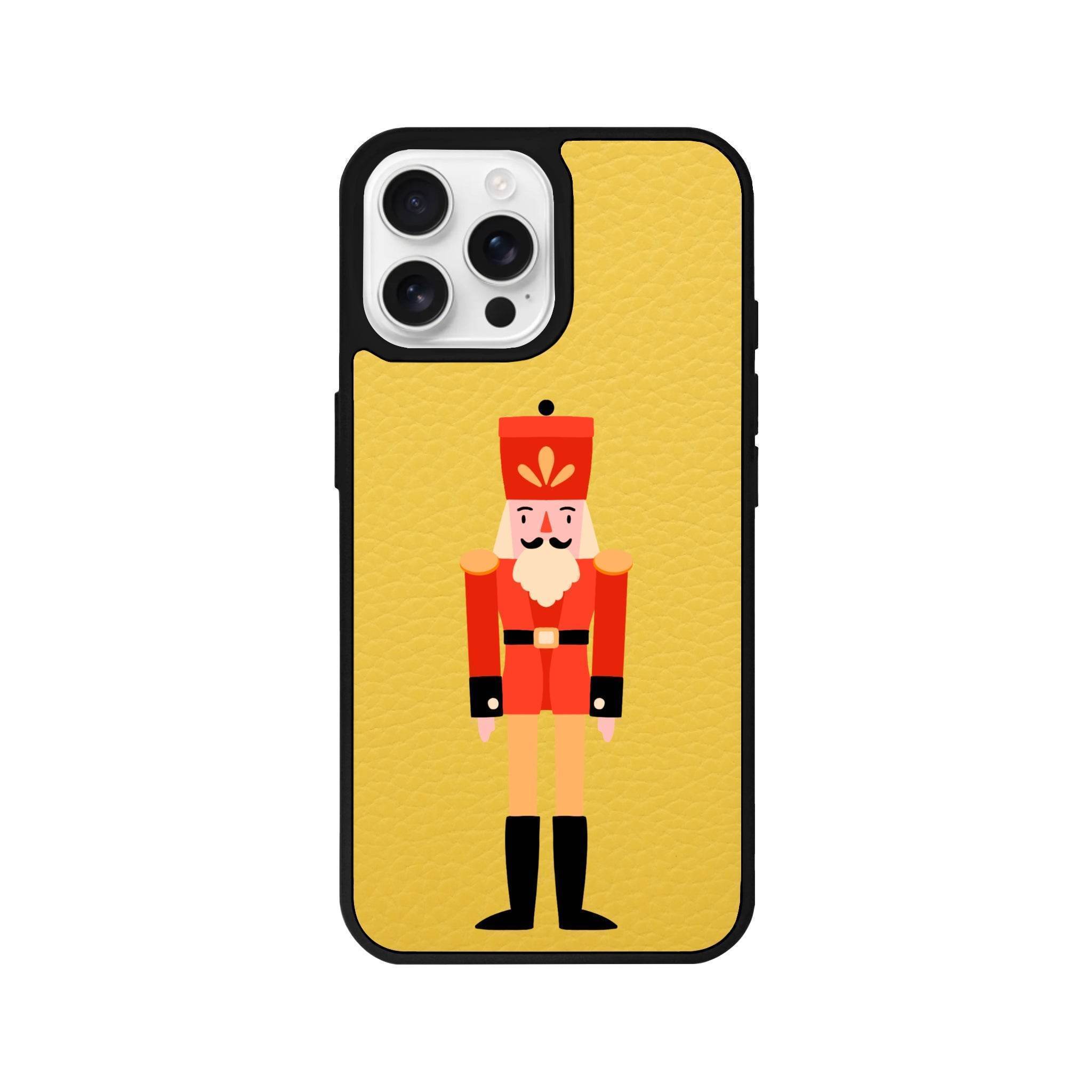 iPhone 16 Pro Nutcracker Leather Vegan Deri Telefon Kılıfı - SUMTHINCS