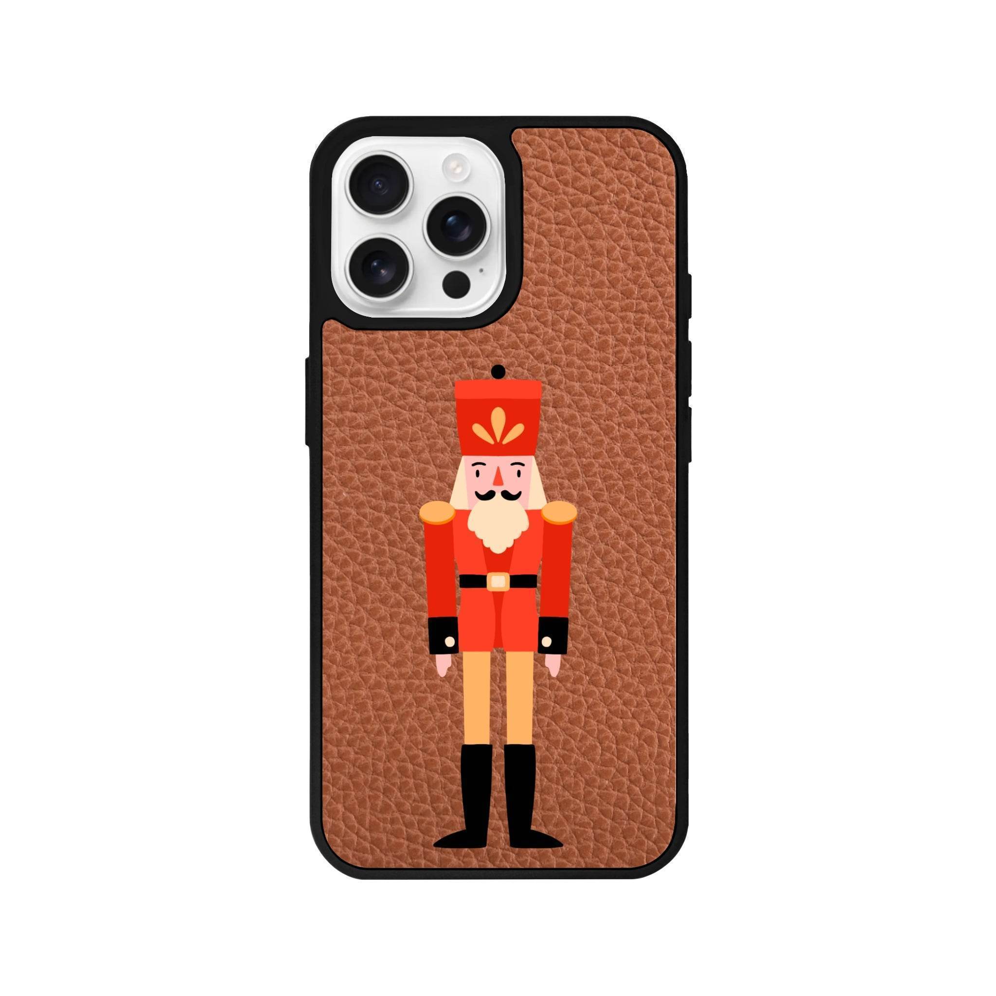 iPhone 16 Pro Nutcracker Leather Vegan Deri Telefon Kılıfı - SUMTHINCS