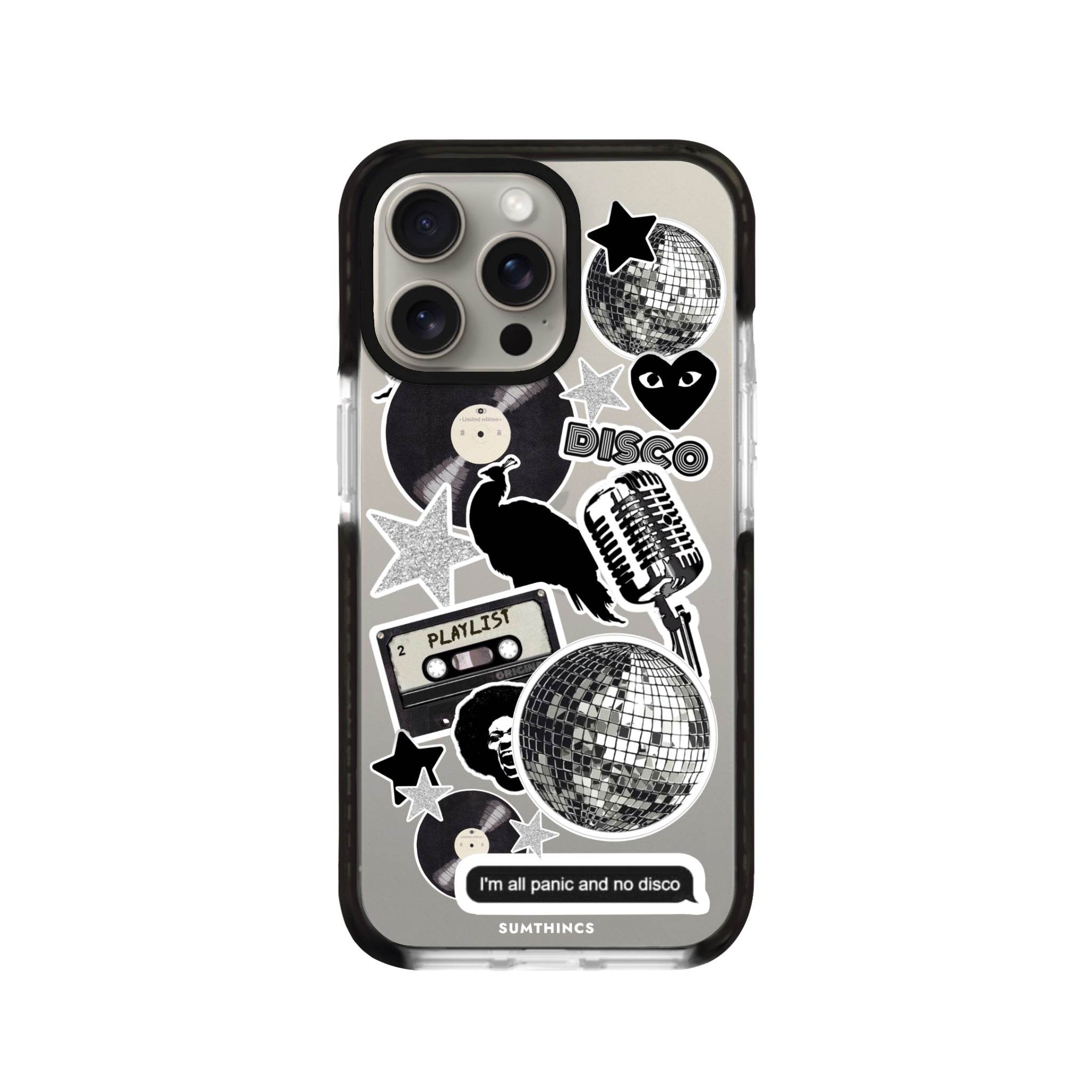 iPhone 11 Pro Disco Stickers Procase Şeffaf Telefon Kılıfı - SUMTHINCS
