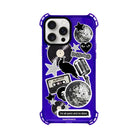 iPhone 15 Plus Disco Stickers Bumper Magsafe Şeffaf Telefon Kılıfı - SUMTHINCS