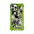 iPhone 15 Plus Disco Stickers Bumper Magsafe Şeffaf Telefon Kılıfı - SUMTHINCS