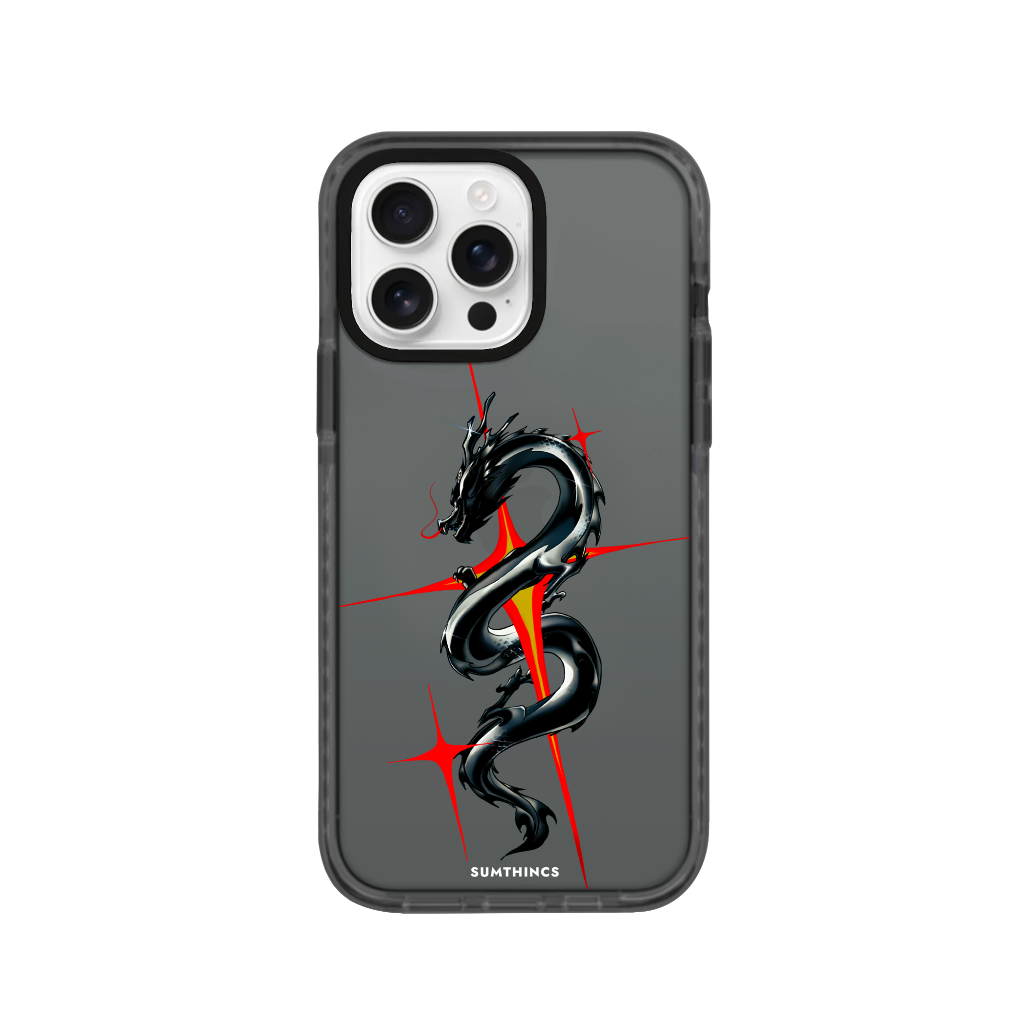 iPhone 16 Pro Max Dragonflare Procase Şeffaf Telefon Kılıfı - SUMTHINCS
