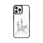 iPhone 16 Pro Disco Deers Leather Vegan Deri Telefon Kılıfı - SUMTHINCS