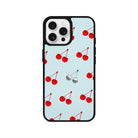iPhone 16 Pro Disco Cherry Leather Vegan Deri Telefon Kılıfı - SUMTHINCS