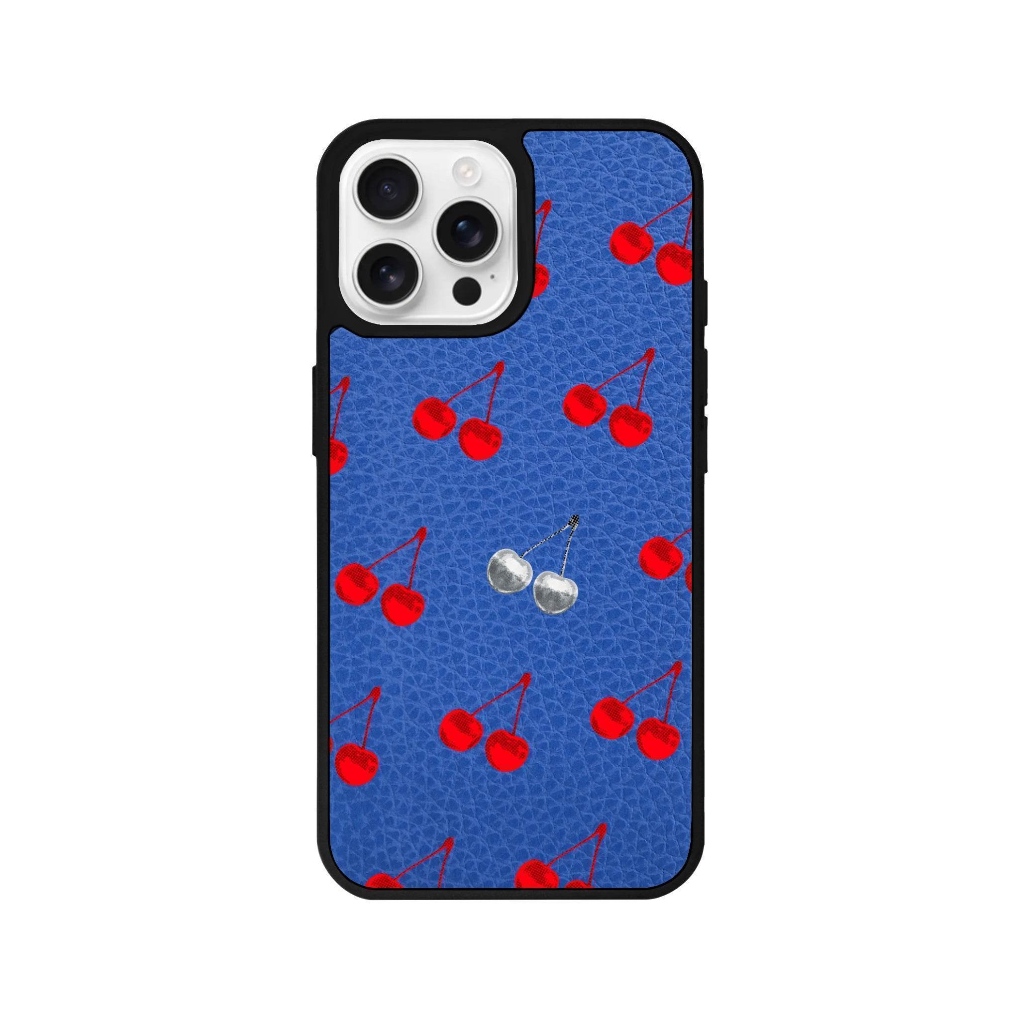iPhone 16 Pro Disco Cherry Leather Vegan Deri Telefon Kılıfı - SUMTHINCS