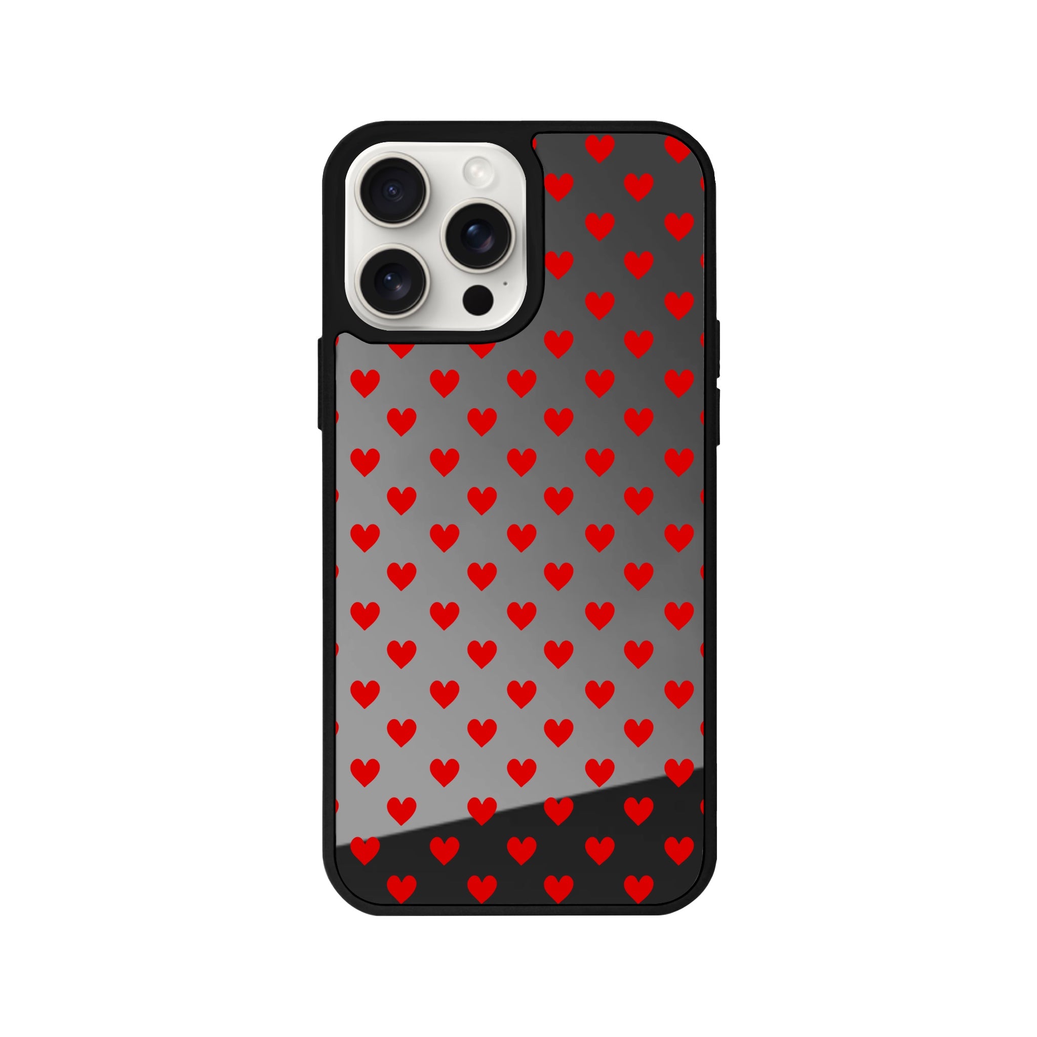 iPhone 12 Little Hearts Mirror Aynalı Telefon Kılıfı - SUMTHINCS