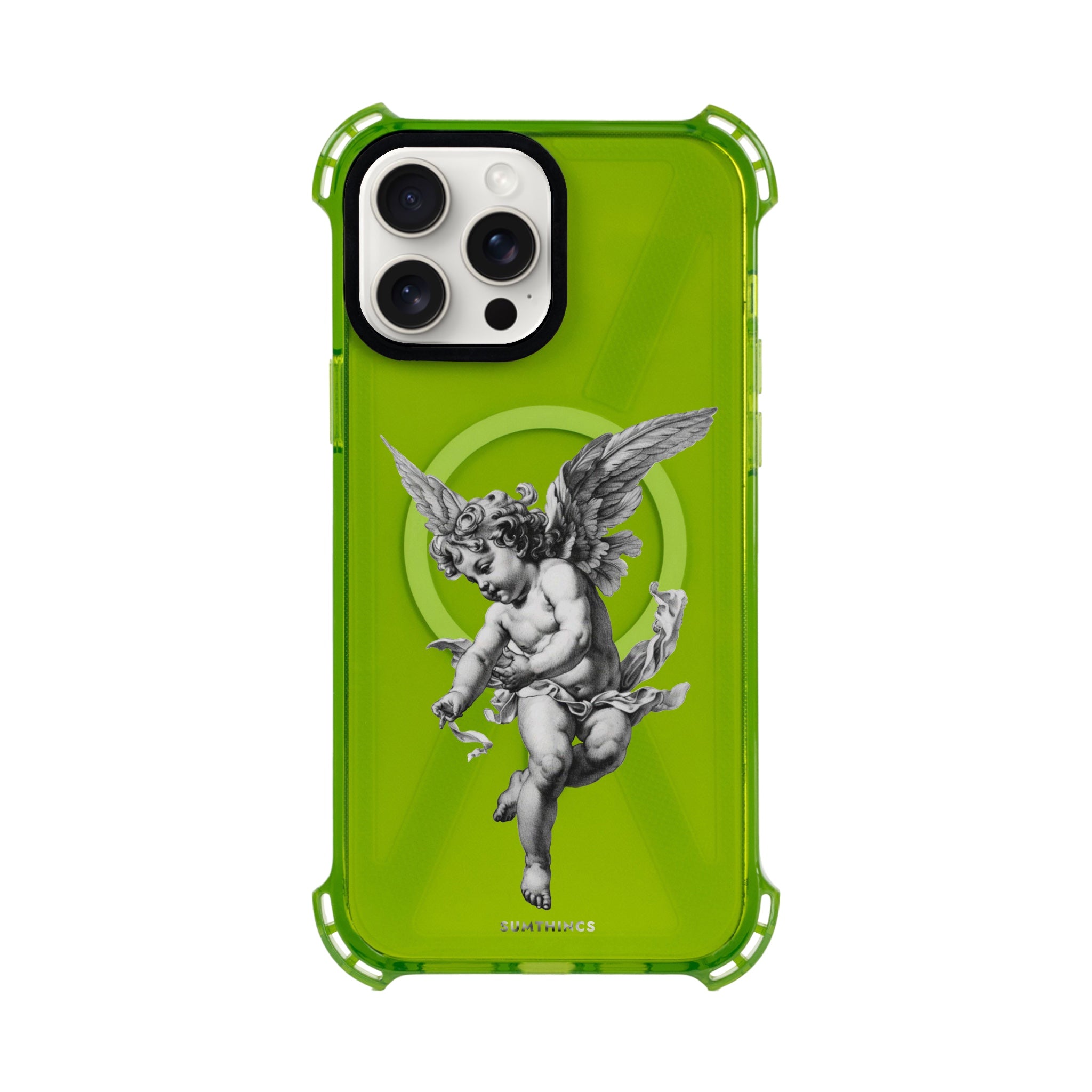 iPhone 14 Plus Angel Bumper Magsafe Şeffaf Telefon Kılıfı - SUMTHINCS