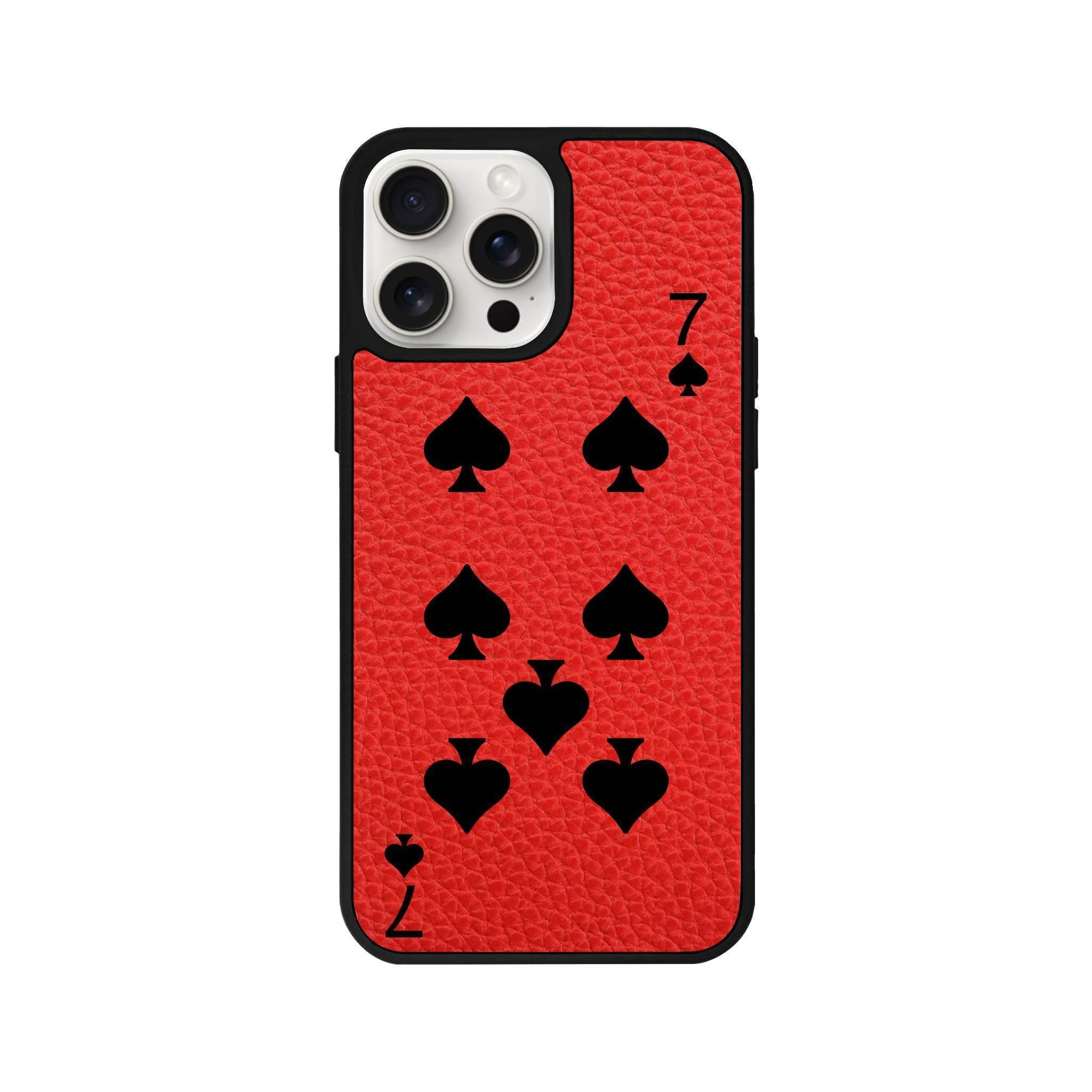 iPhone 14 Plus Spade7 Leather Vegan Deri Telefon Kılıfı - SUMTHINCS