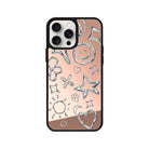 iPhone 14 Plus Silver Doodles Mirror Aynalı Telefon Kılıfı - SUMTHINCS