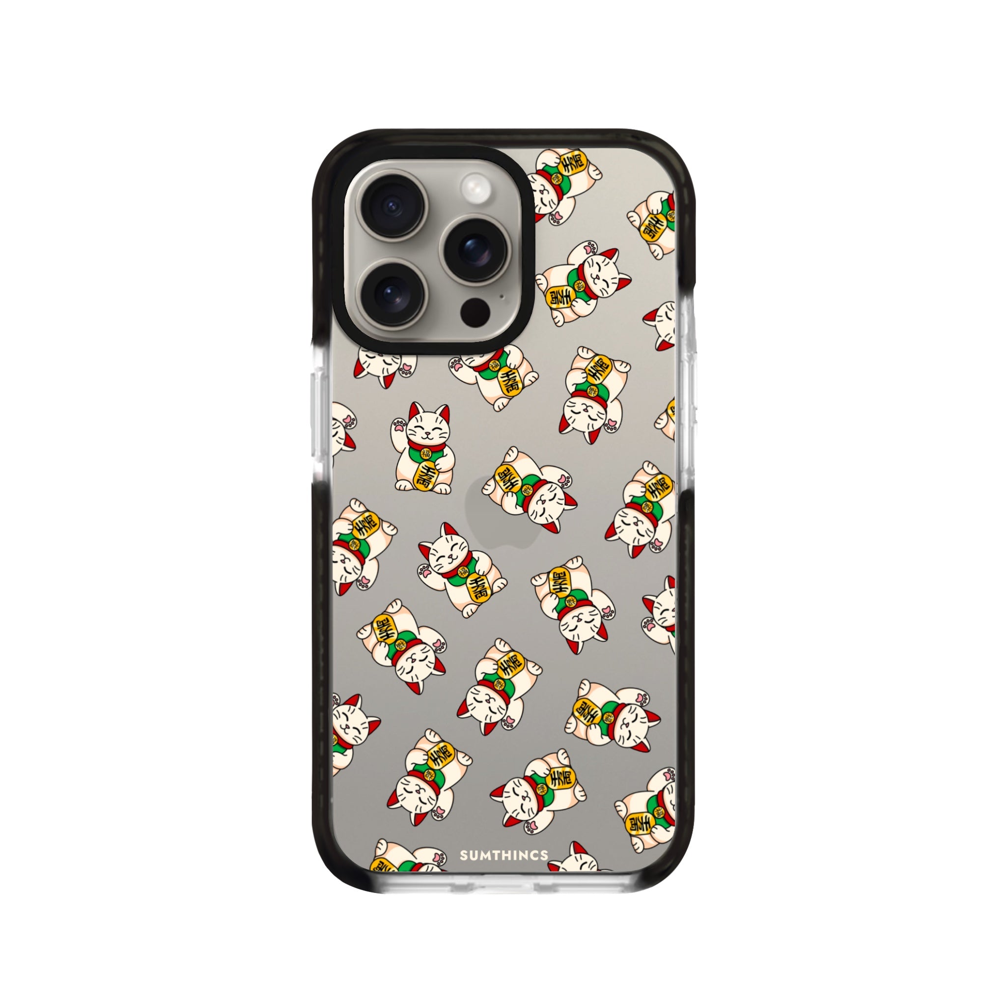 iPhone 11 Pro Max Maneki Neko Procase Şeffaf Telefon Kılıfı - SUMTHINCS