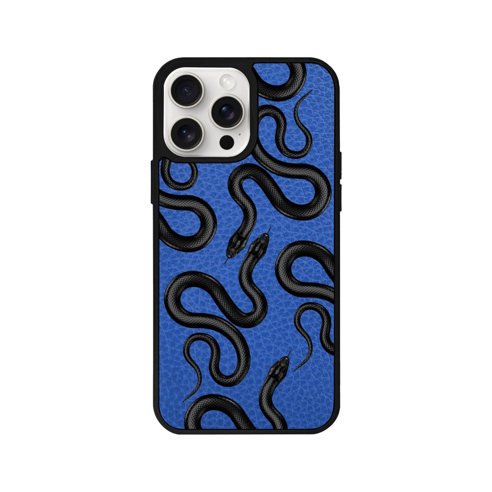 iPhone 14 Plus Snakes Leather Vegan Deri Telefon Kılıfı - SUMTHINCS