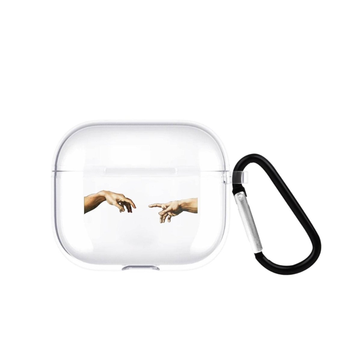 Adams Creation AirPods 3 Şeffaf Silikon Kılıf Beyaz Şeffaf - SUMTHINCS