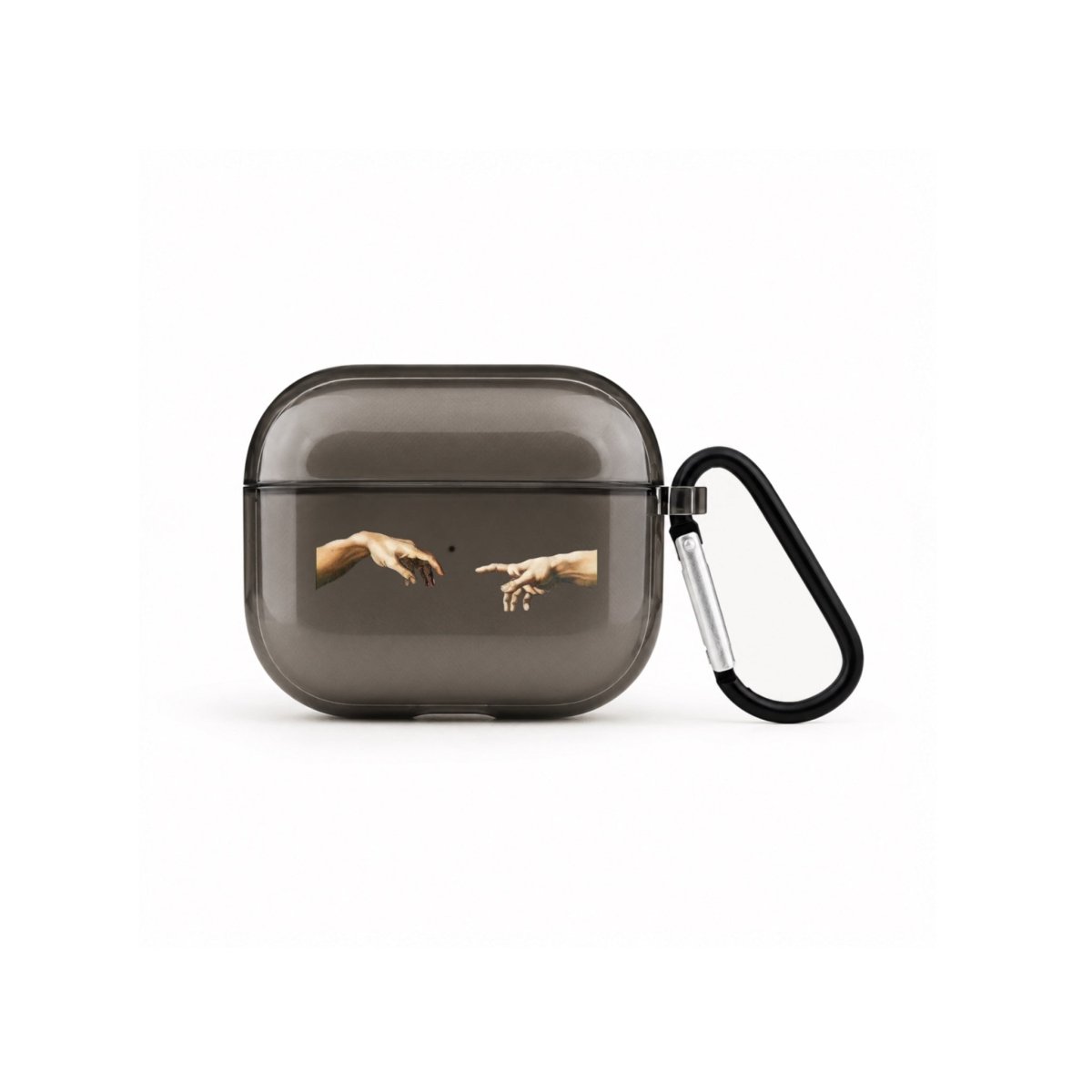 Adams Creation AirPods 3 Şeffaf Silikon Kılıf Siyah - Sumthincs
