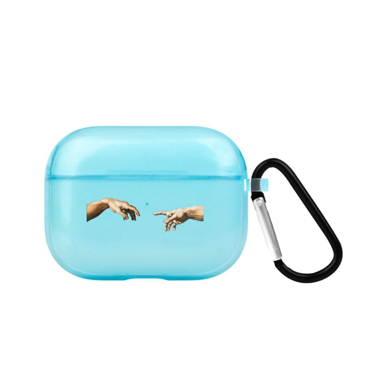 Adams Creation AirPods Pro Şeffaf Silikon Kılıf Mavi - SUMTHINCS