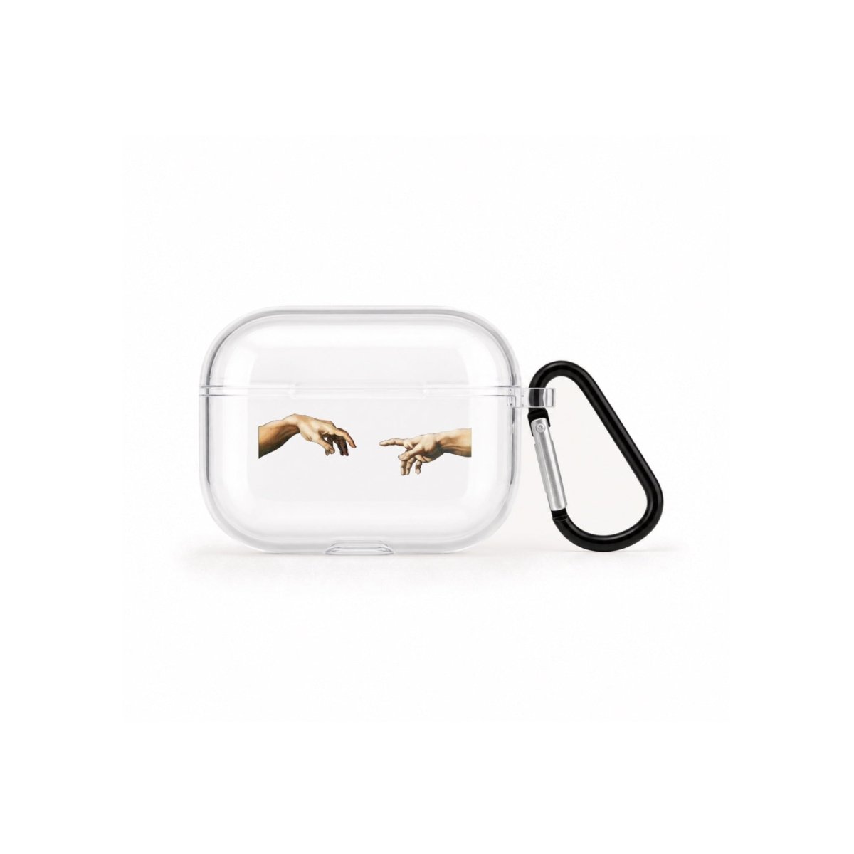 Adams Creation AirPods Pro Şeffaf Silikon Kılıf Beyaz Şeffaf - Sumthincs