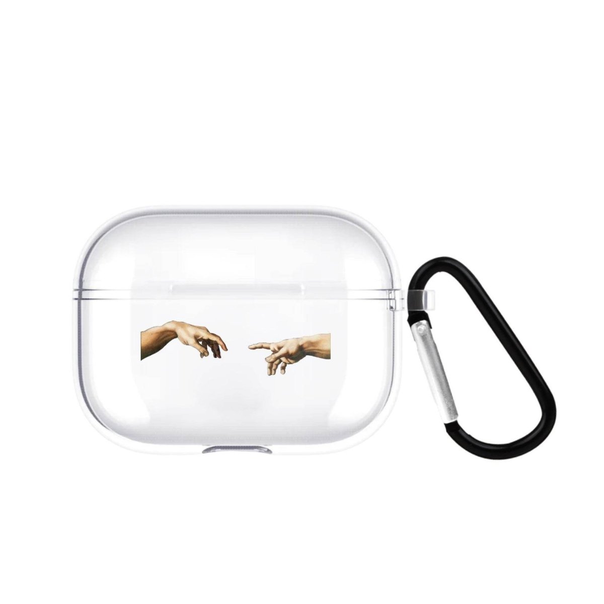 Adams Creation AirPods Pro Şeffaf Silikon Kılıf Beyaz Şeffaf - SUMTHINCS