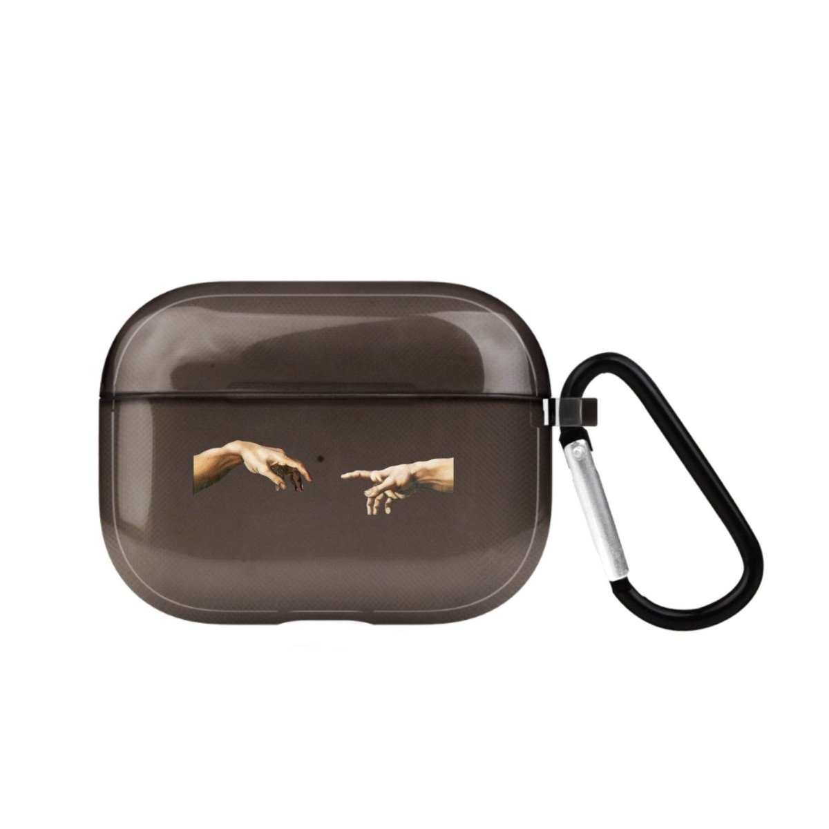 Adams Creation AirPods Pro Şeffaf Silikon Kılıf Siyah - SUMTHINCS