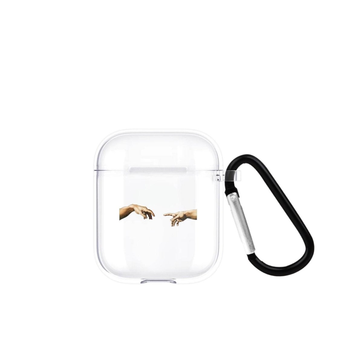 Adams Creation AirPods Şeffaf Silikon Kılıf Beyaz Şeffaf - SUMTHINCS