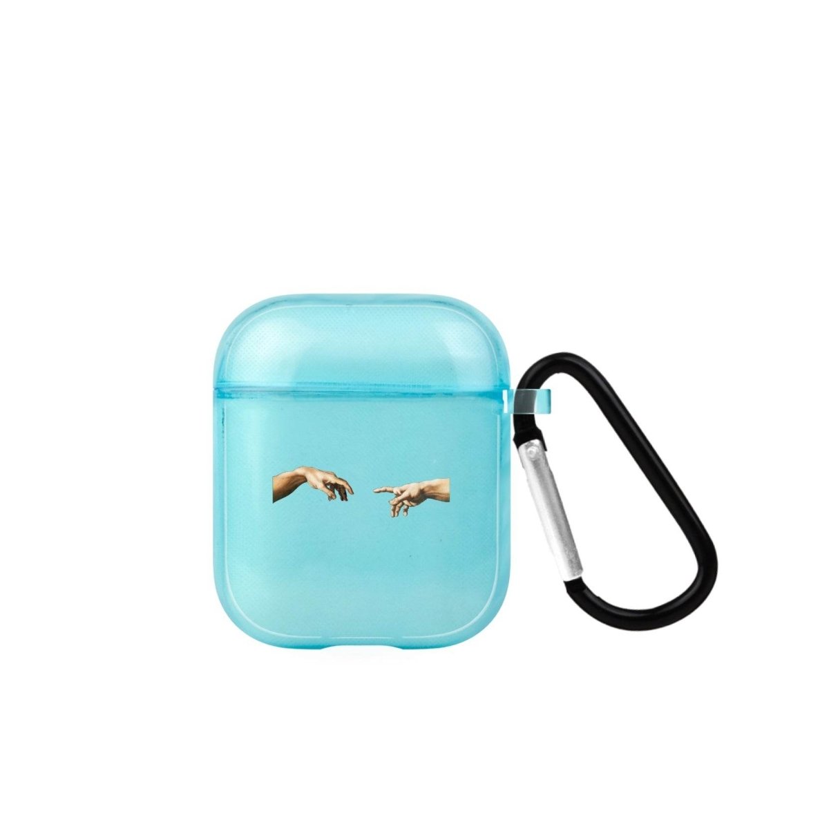 Adams Creation AirPods Şeffaf Silikon Kılıf Mavi - SUMTHINCS